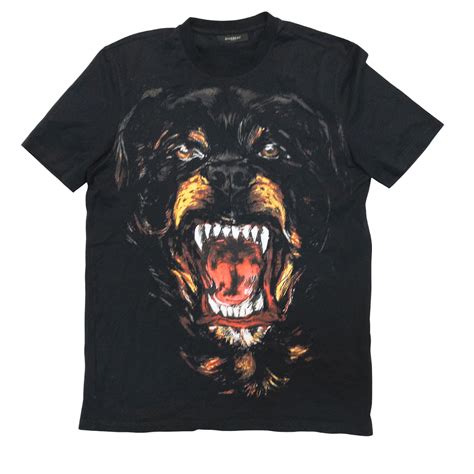 tee shirt rottweiler givenchy|Givenchy hdg t shirt.